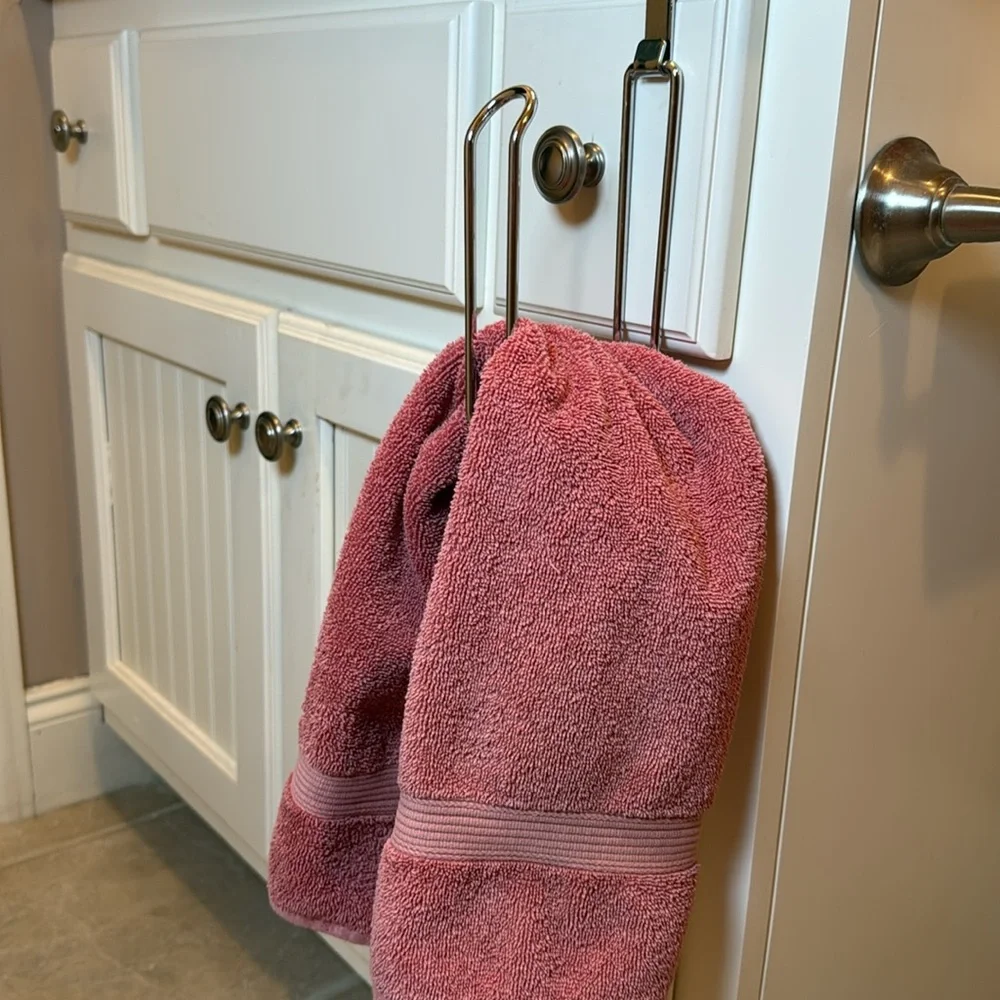 InterDesign Over the Tank Metal Toilet Paper Holder Bathroom Organizer